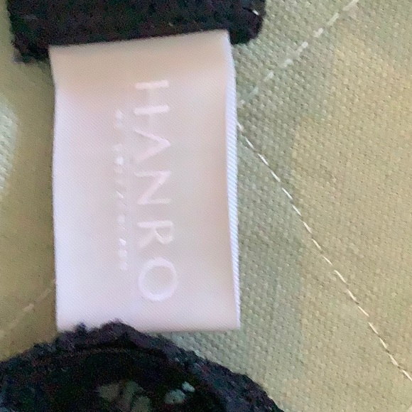 HANRO Luxury Moments Black Lace Bra NWOT (32C) - Picture 7 of 7